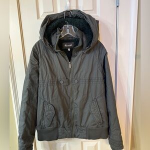 HORNY TOAD Sherpa lined Womens hooded tactical jacket Size XL